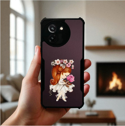 ivogue Flower Girl Mobile Cover For VIVO T3X