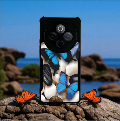 ivogue Blue Wings Beauty Mobile Cover For VIVO T4