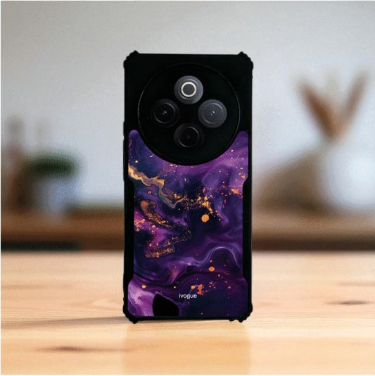 ivogue Purple Alchemy Mobile Cover For VIVO T4