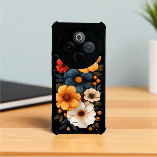 ivogue Retro Petals Mobile Cover For VIVO T4