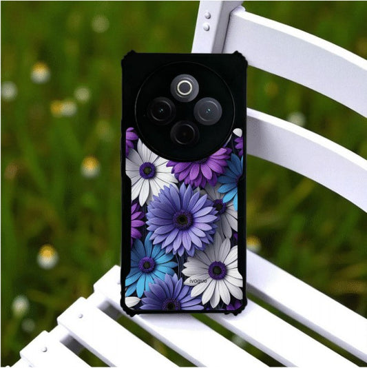 ivogue Violet Bloom Mobile Cover For VIVO T4