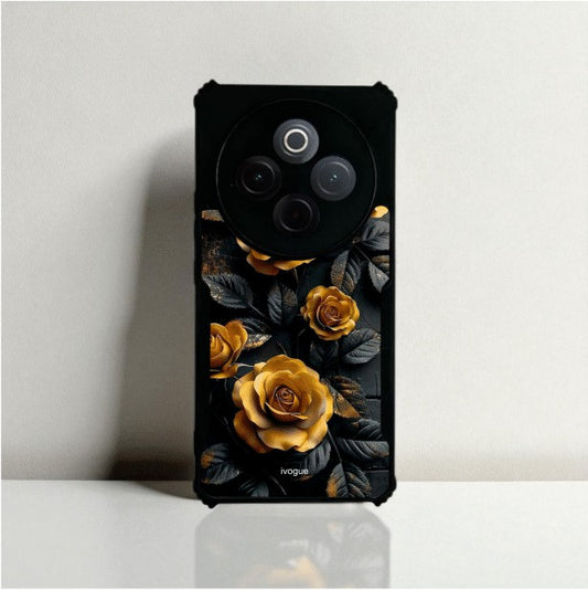 ivogue Golden Rose Mobile Cover For VIVO T4