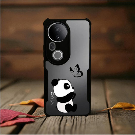 ivogue Panda and Butterfly Mobile Cover For VIVO T4 Ultra