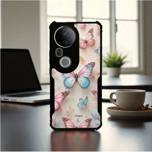 ivogue Butterfly Bloom Mobile Cover For VIVO T4 Ultra