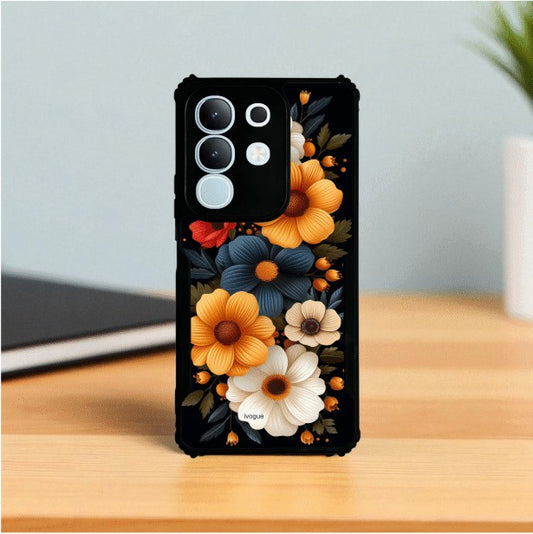 ivogue Retro Petals Mobile Cover For VIVO T4X