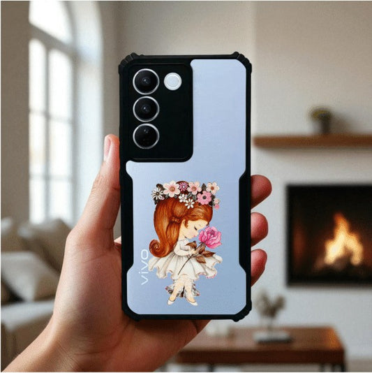 ivogue Flower Girl Mobile Cover For VIVO V27
