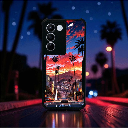 ivogue Palm City Nights Mobile Cover For VIVO V27