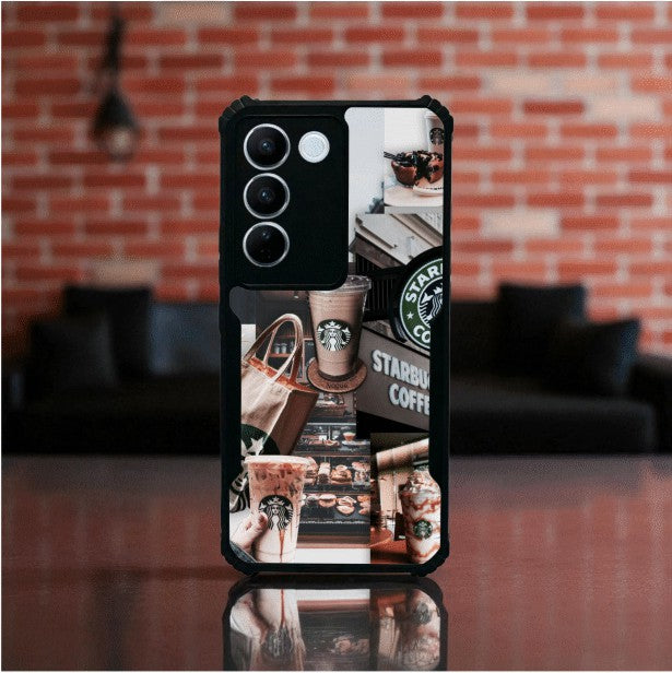 ivogue Starbucks Coffee Mobile Cover For VIVO V27 Pro