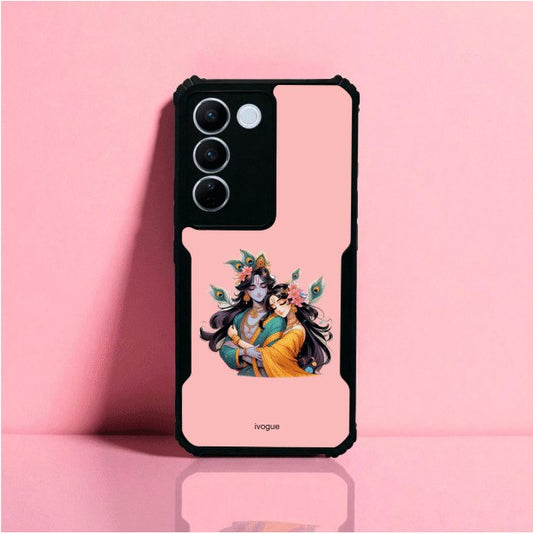ivogue Radha Krishna Bliss Mobile Cover For VIVO V27 Pro
