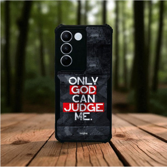 ivogue Only God Can Judge Me Mobile Cover For VIVO V27