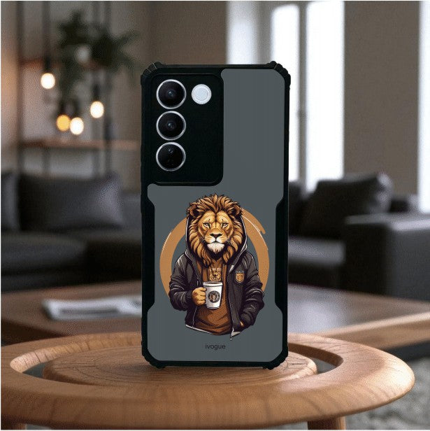 ivogue Stylish Lion Mobile Cover For VIVO V27 Pro