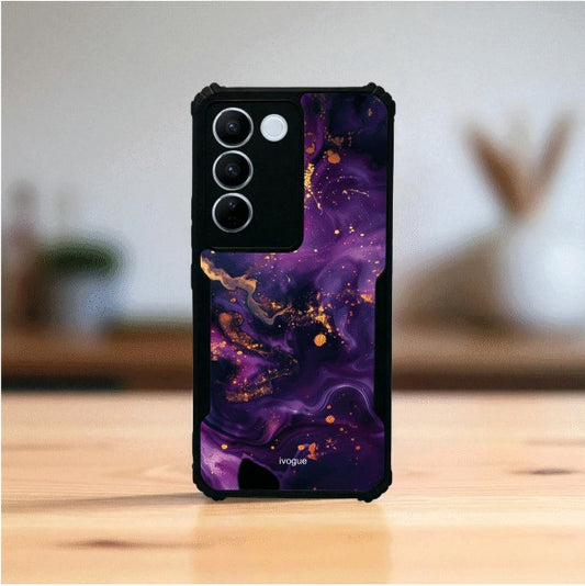 ivogue Purple Alchemy Mobile Cover For VIVO V27 Pro