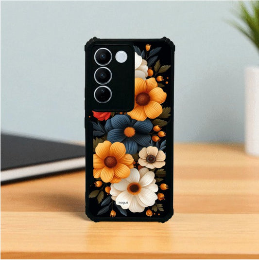 ivogue Retro Petals Mobile Cover For VIVO V27