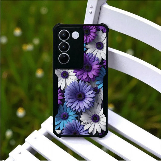 ivogue Violet Bloom Mobile Cover For VIVO V27