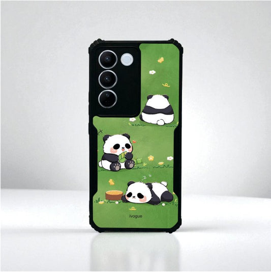 ivogue Panda Playground Mobile Cover For VIVO V27 Pro