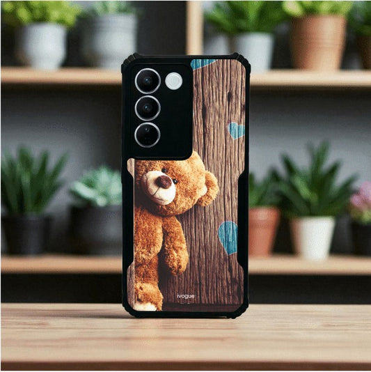 ivogue Teddy Love Mobile Cover For VIVO V27 Pro
