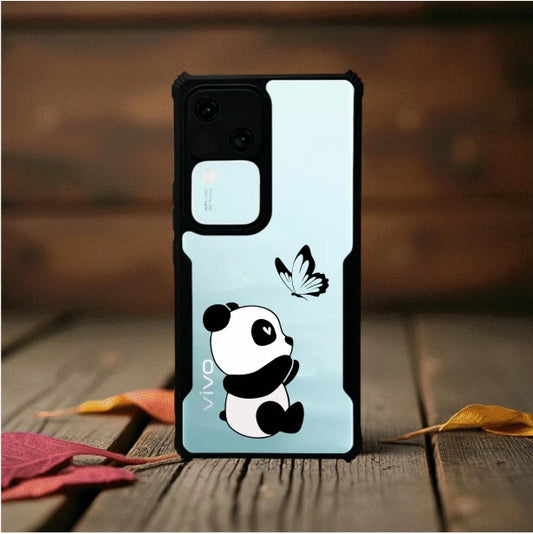 ivogue Panda and Butterfly Mobile Cover For VIVO V30