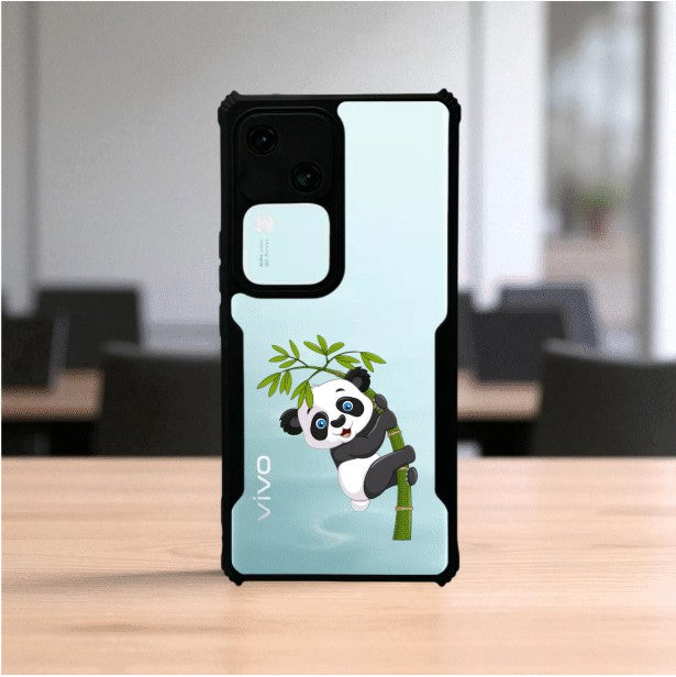 ivogue Panda and Tree Mobile Cover For VIVO V30