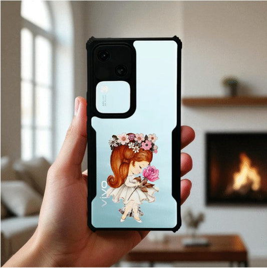 ivogue Flower Girl Mobile Cover For VIVO V30 Pro