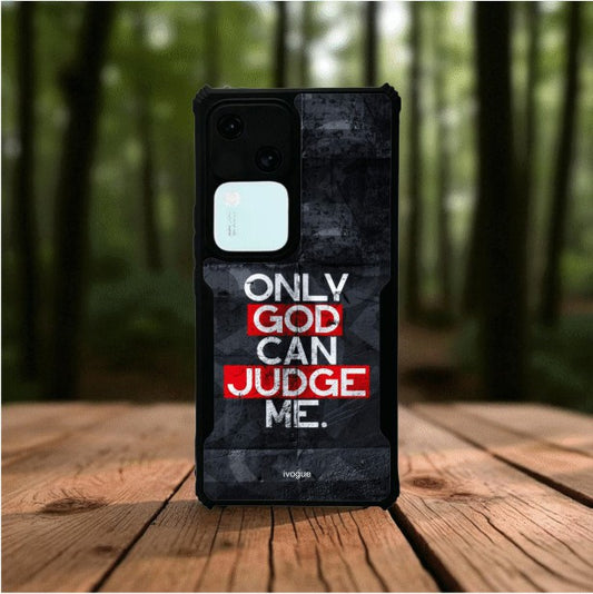 ivogue Only God Can Judge Me Mobile Cover For VIVO V30 Pro