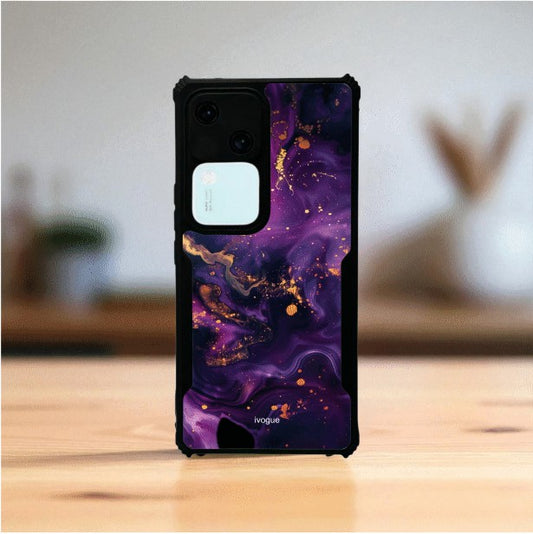 ivogue Purple Alchemy Mobile Cover For VIVO V30 Pro