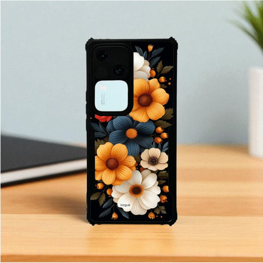 ivogue Retro Petals Mobile Cover For VIVO V30