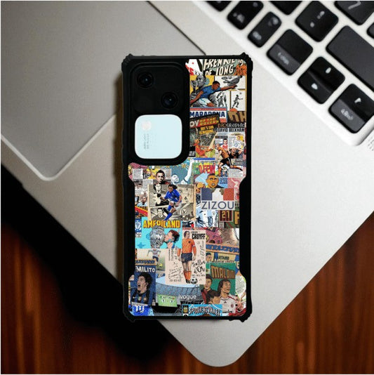 ivogue Golden Era Football Mobile Cover For VIVO V30