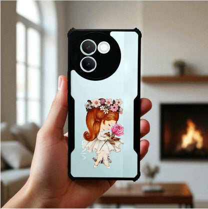 ivogue Flower Girl Mobile Cover For VIVO V30e