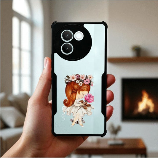 ivogue Flower Girl Mobile Cover For VIVO V30e