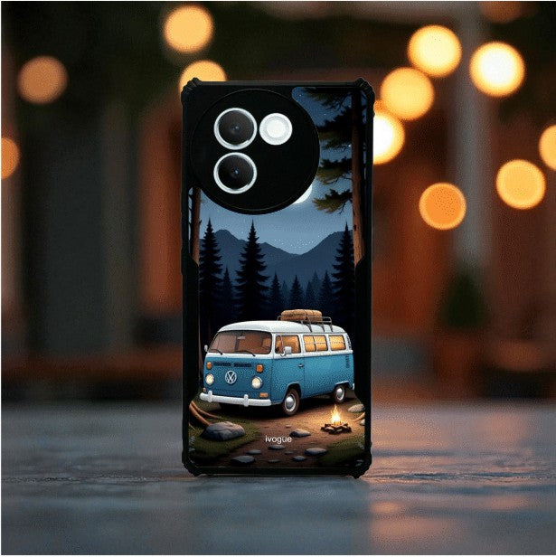 ivogue Moonlight Camp Mobile Cover For VIVO V30e