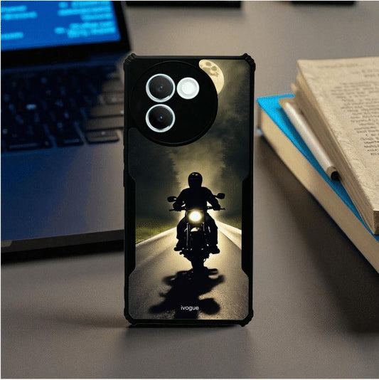 ivogue Bike Rider Mobile Cover For VIVO V30e