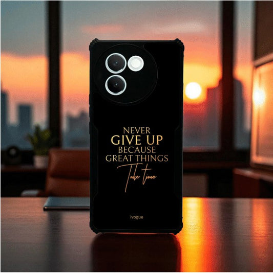 ivogue Never Give Up Mobile Cover For VIVO V30e