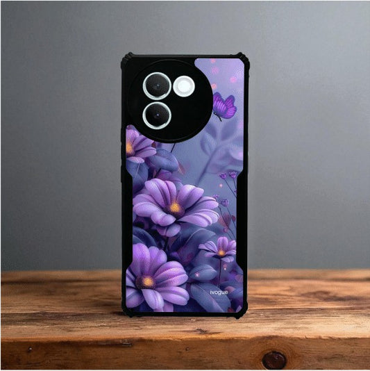 ivogue Purple Serenity Mobile Cover For VIVO V30e