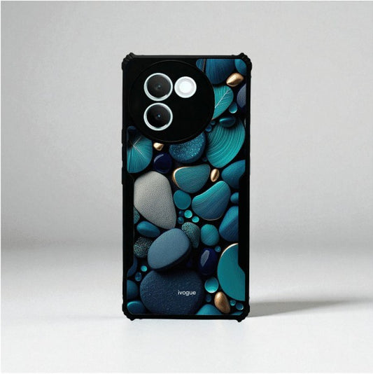 ivogue Ocean Pebbles Mobile Cover For VIVO V30e