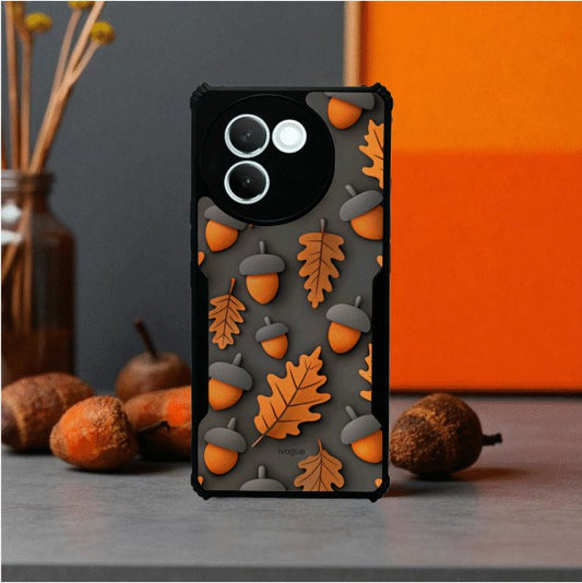 ivogue Oak & Acorn Mobile Cover For VIVO V30e