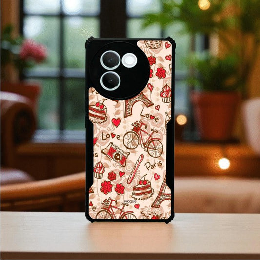 ivogue French Fancy Mobile Cover For VIVO V30e