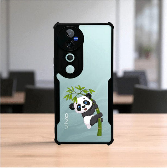 ivogue Panda and Tree Mobile Cover For VIVO V40 Pro