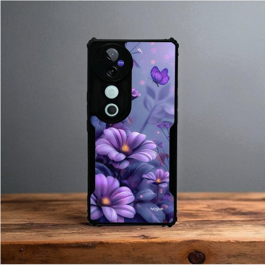 ivogue Purple Serenity Mobile Cover For VIVO V40 Pro