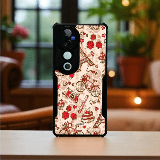 ivogue French Fancy Mobile Cover For VIVO V40 Pro