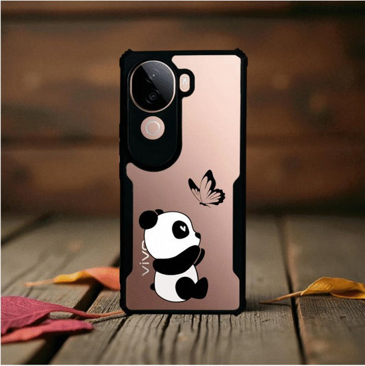 ivogue Panda and Butterfly Mobile Cover For VIVO V40e