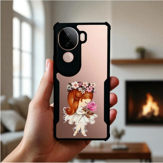 ivogue Flower Girl Mobile Cover For VIVO V40e
