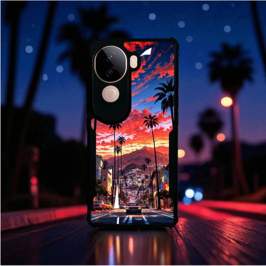 ivogue Palm City Nights Mobile Cover For VIVO V40e