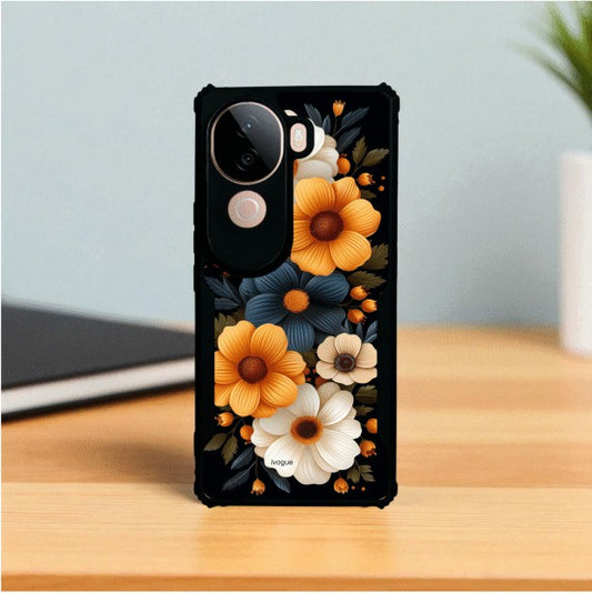 ivogue Retro Petals Mobile Cover For VIVO V40e