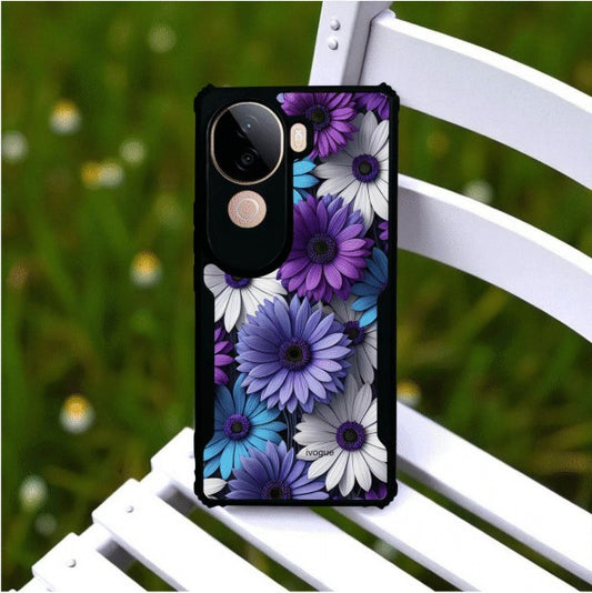 ivogue Violet Bloom Mobile Cover For VIVO V40e