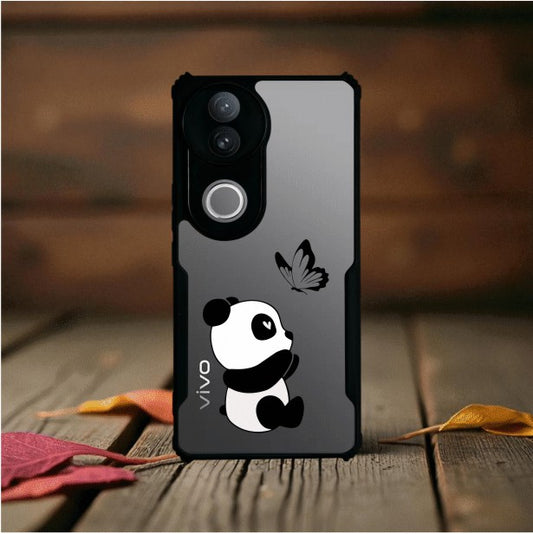 ivogue Panda and Butterfly Mobile Cover For VIVO V50