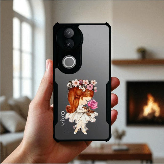 ivogue Flower Girl Mobile Cover For VIVO V50