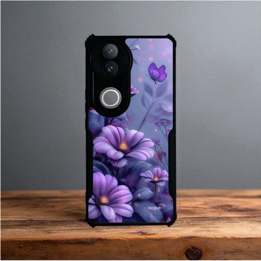 ivogue Purple Serenity Mobile Cover For VIVO V50e