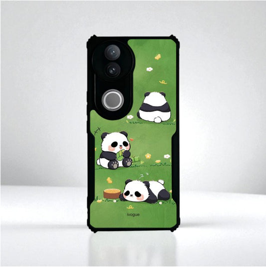 ivogue Panda Playground Mobile Cover For VIVO V50e