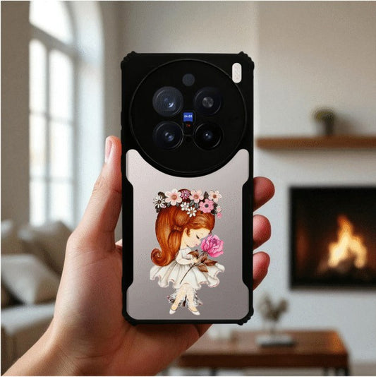 ivogue Flower Girl Mobile Cover For VIVO X200 Pro