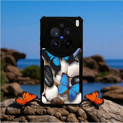 ivogue Blue Wings Beauty Mobile Cover For VIVO X200 Pro